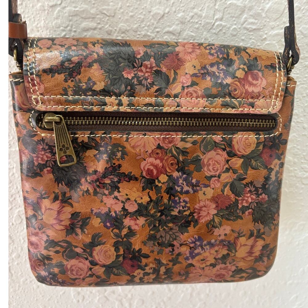 Vtg Patricia Nash Leather Purse Bag English Country $199 Cottagecore Floral